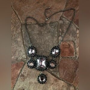 Elegant Silver Statement Necklace